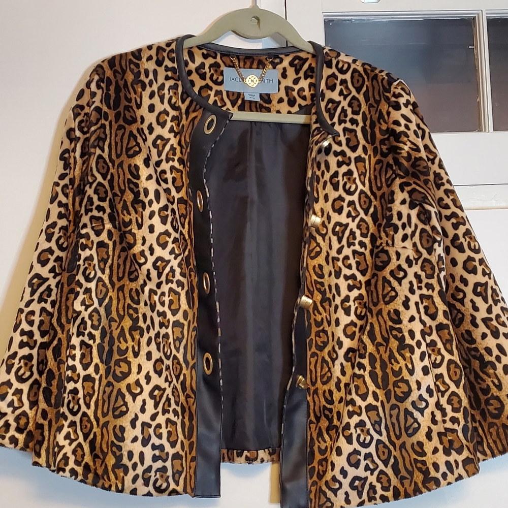 Animal print jacket